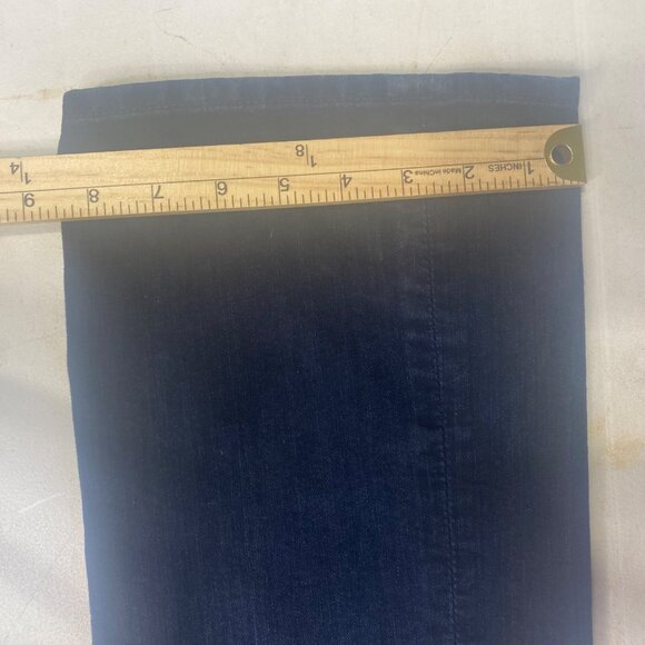 7 For All Mankind Bootcut Jeans Womens Size 29 Dark Wash Embroidered Leopard Pri - Picture 12 of 13